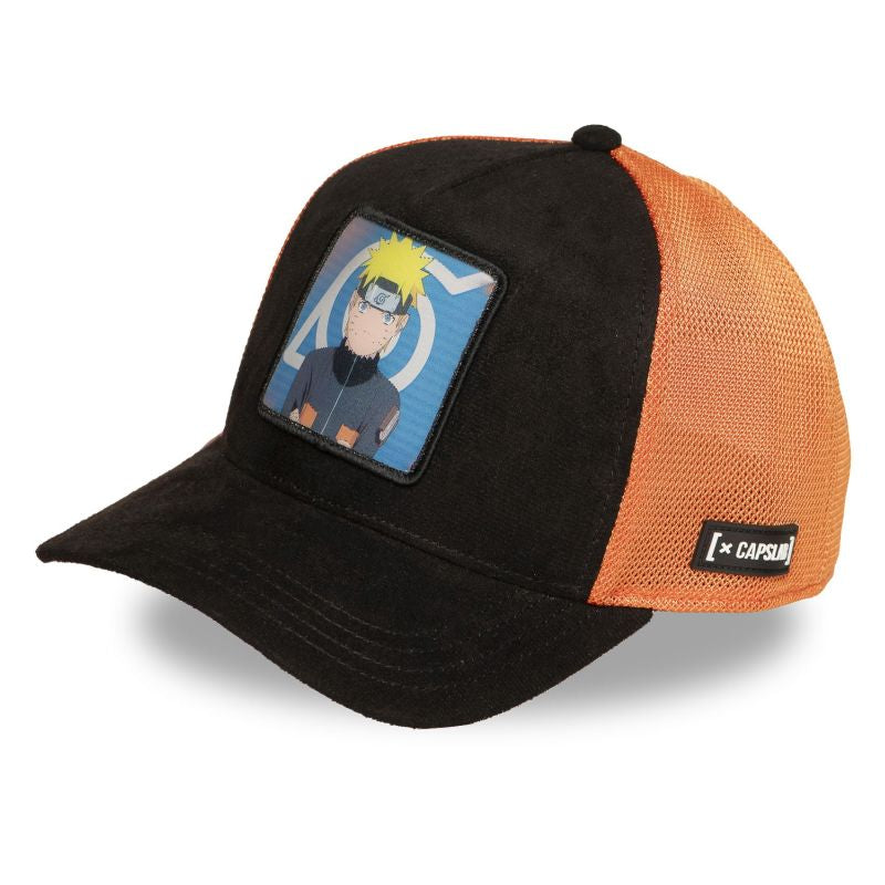 Casquette NARUTO patch lenticulaire noire et orange – CL/NS5