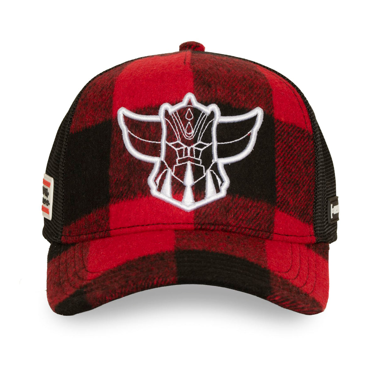 Casquette GOLDORAK à carreaux rouge et noir – CL/GOL8