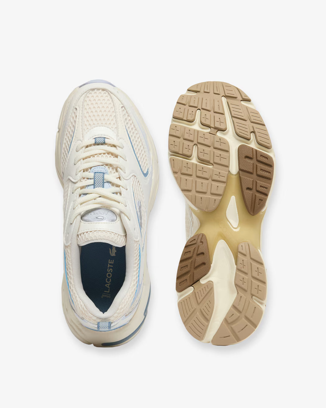 Sneakers Lacoste Storm 96 2K – Blanc cassé & bleu clair