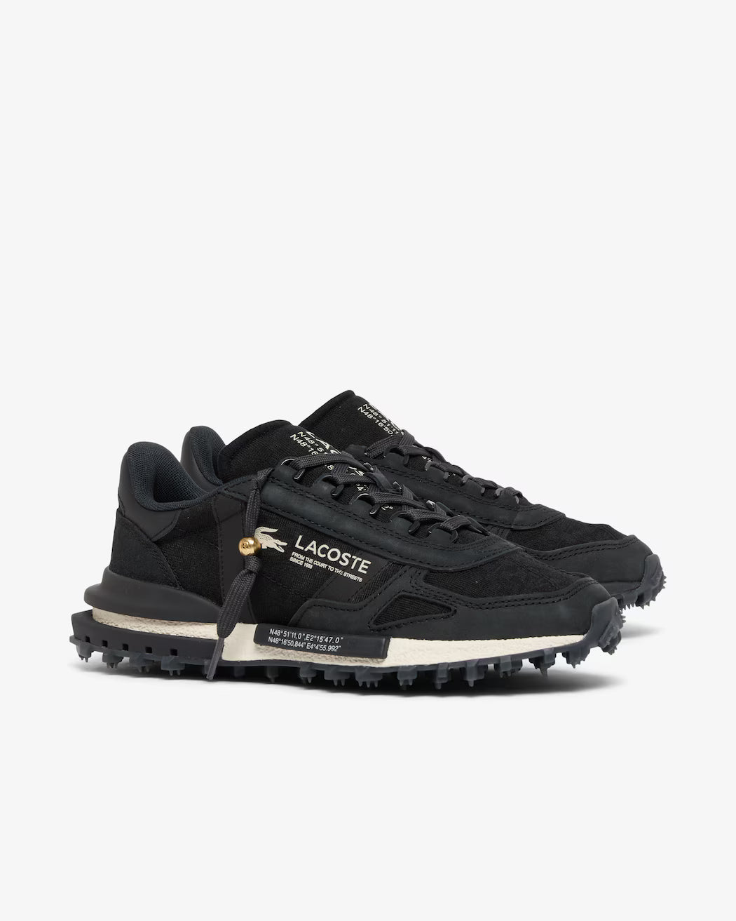 Sneakers Lacoste Elite Active – Noir & blanc cassé