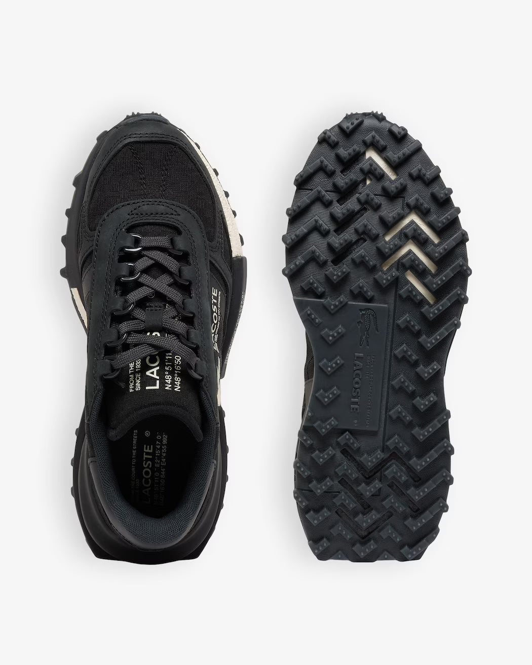Sneakers Lacoste Elite Active – Noir & blanc cassé