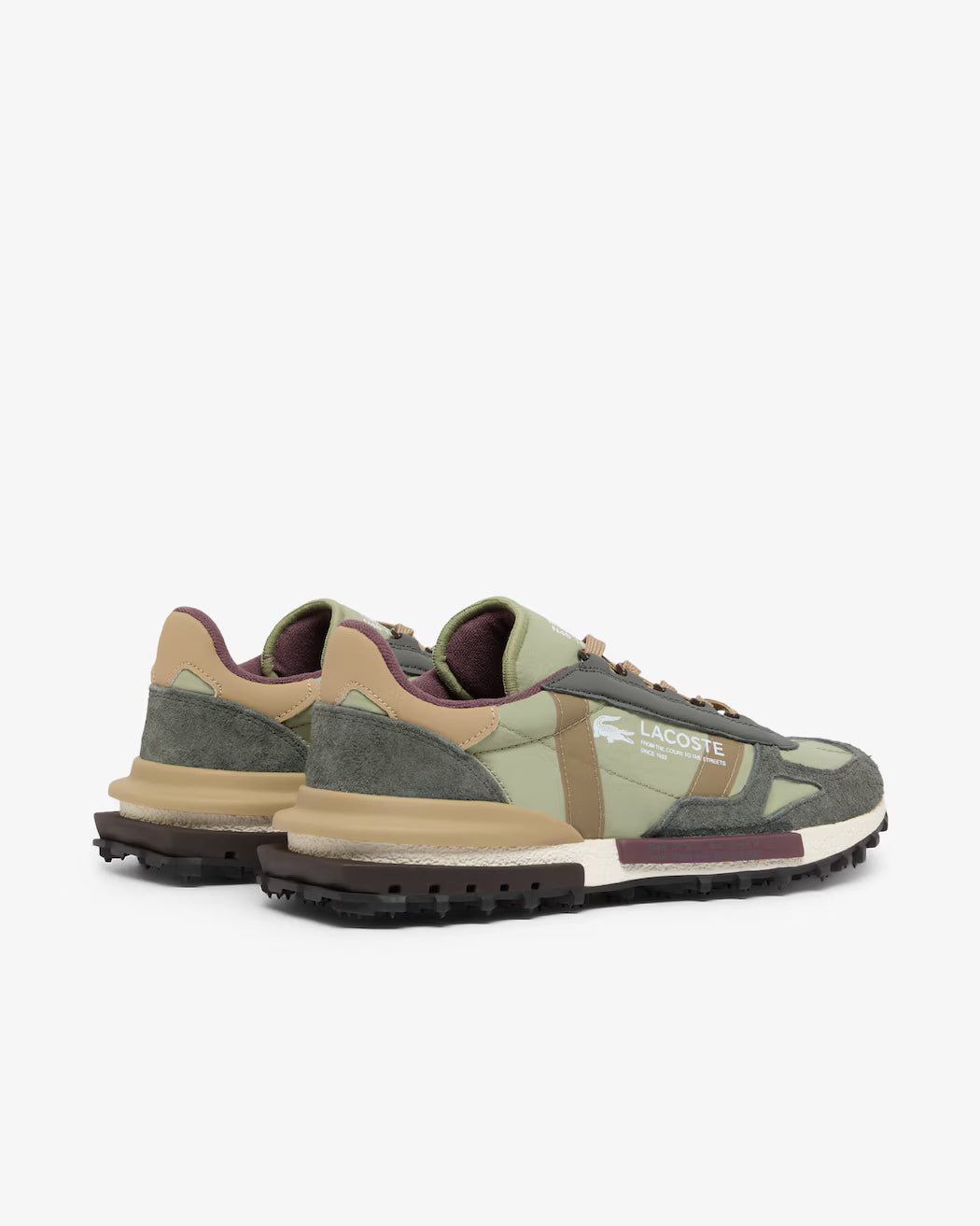 Sneakers Lacoste Elite Active – Gris & kaki