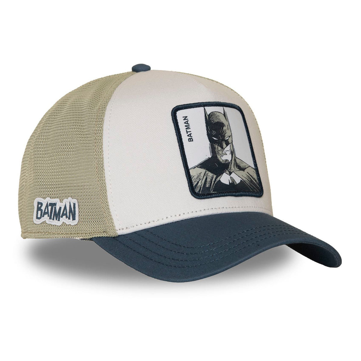 Casquette BATMAN trucker beige et bleu – CL/DC12