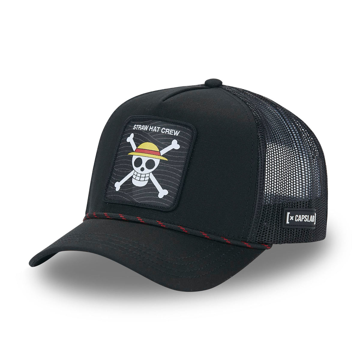 Casquette STRAW HAT CREW trucker noire – CL/OP4
