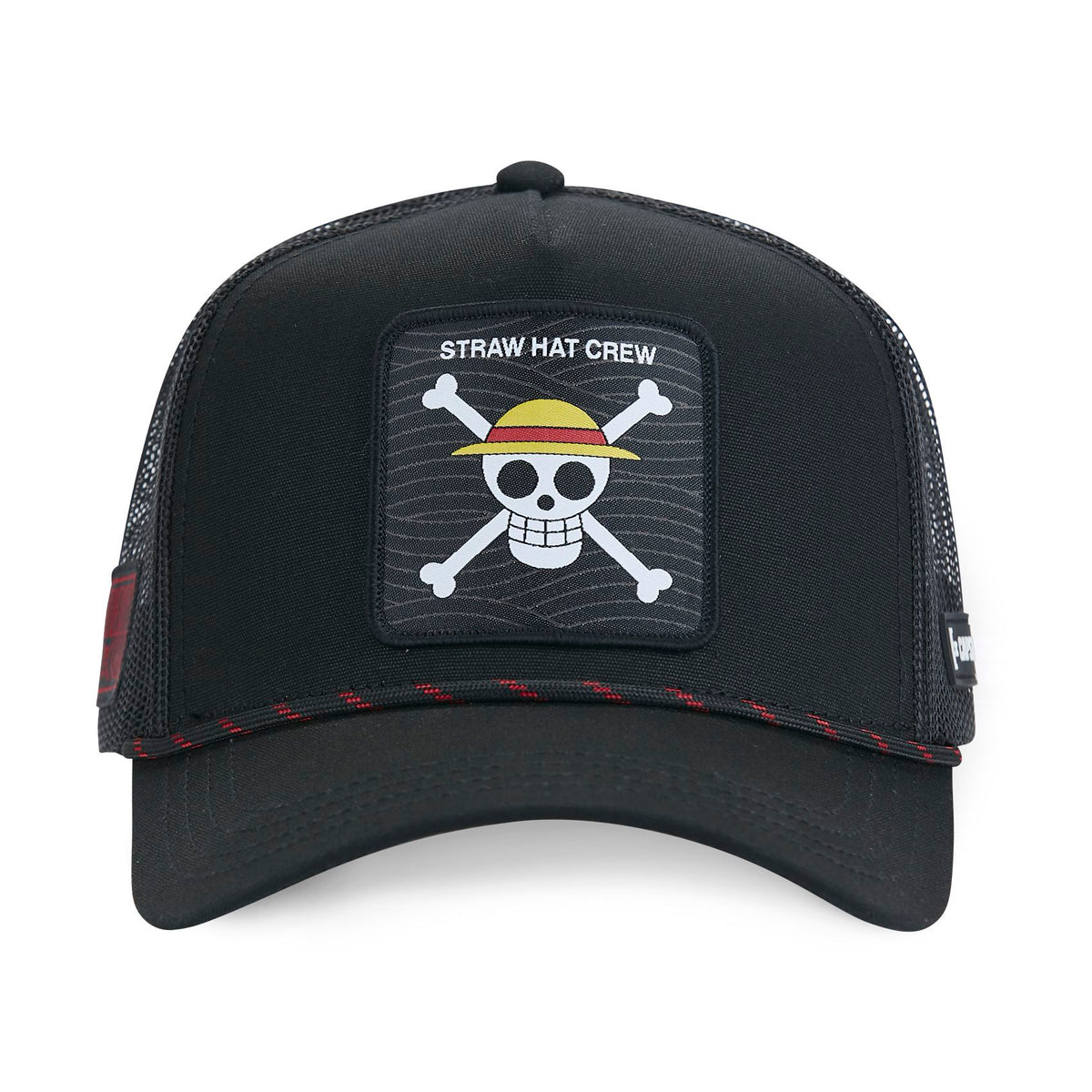 Casquette STRAW HAT CREW trucker noire – CL/OP4