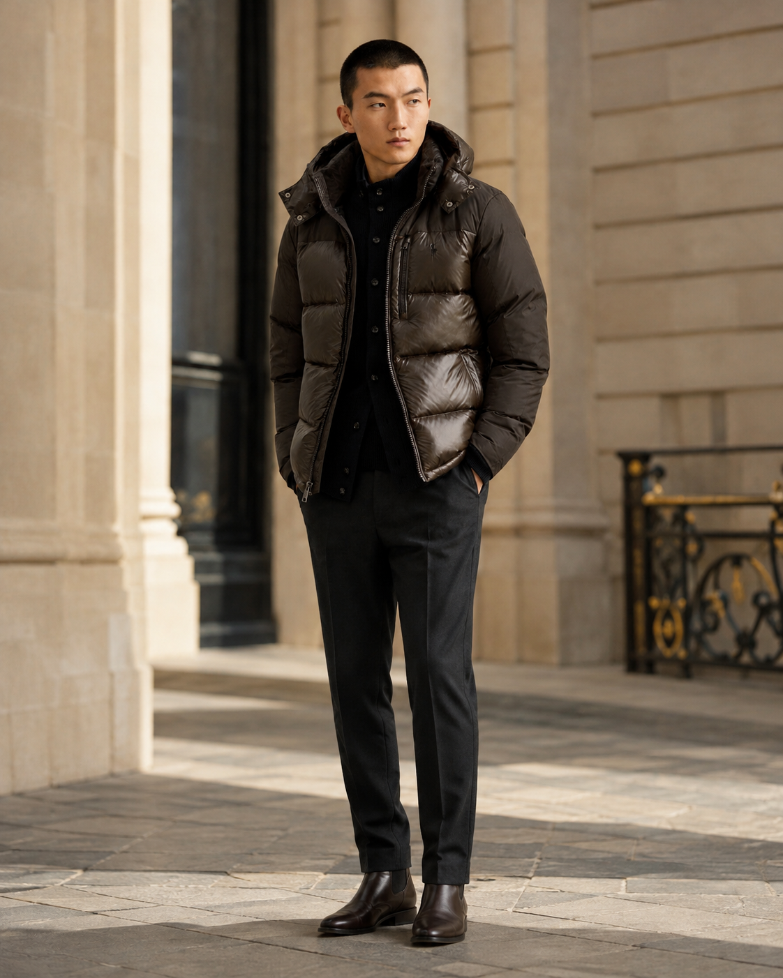Doudoune homme MARLY – Ralph Lauren – Marron