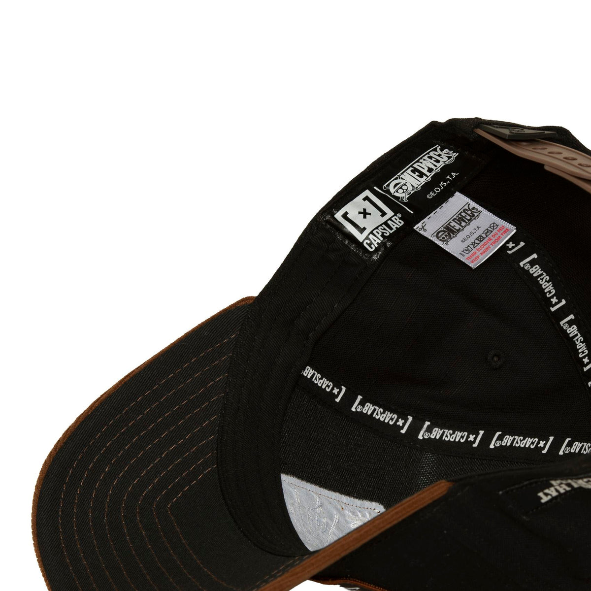 Casquette MUGIWARA noire visière velours marron – CL/OP8