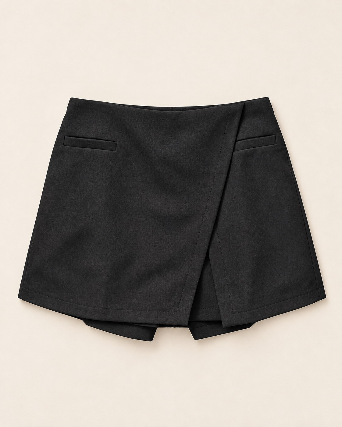 Jupe-short ALVENA à pan croisé