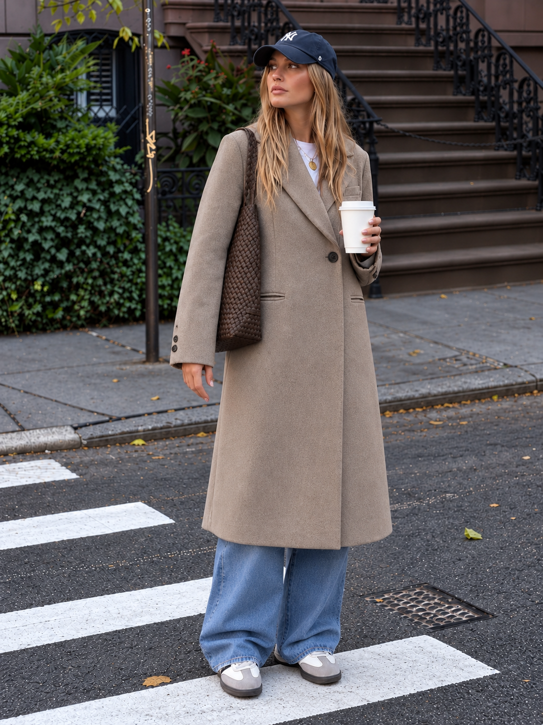Manteau Oréliane long à col châle – OX9207