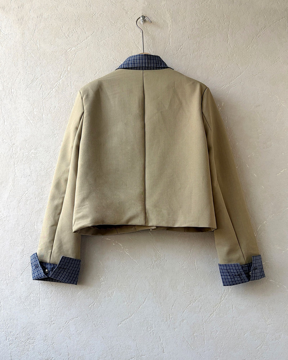 Veste ELVIRA bijoux et col carreaux – JM22880