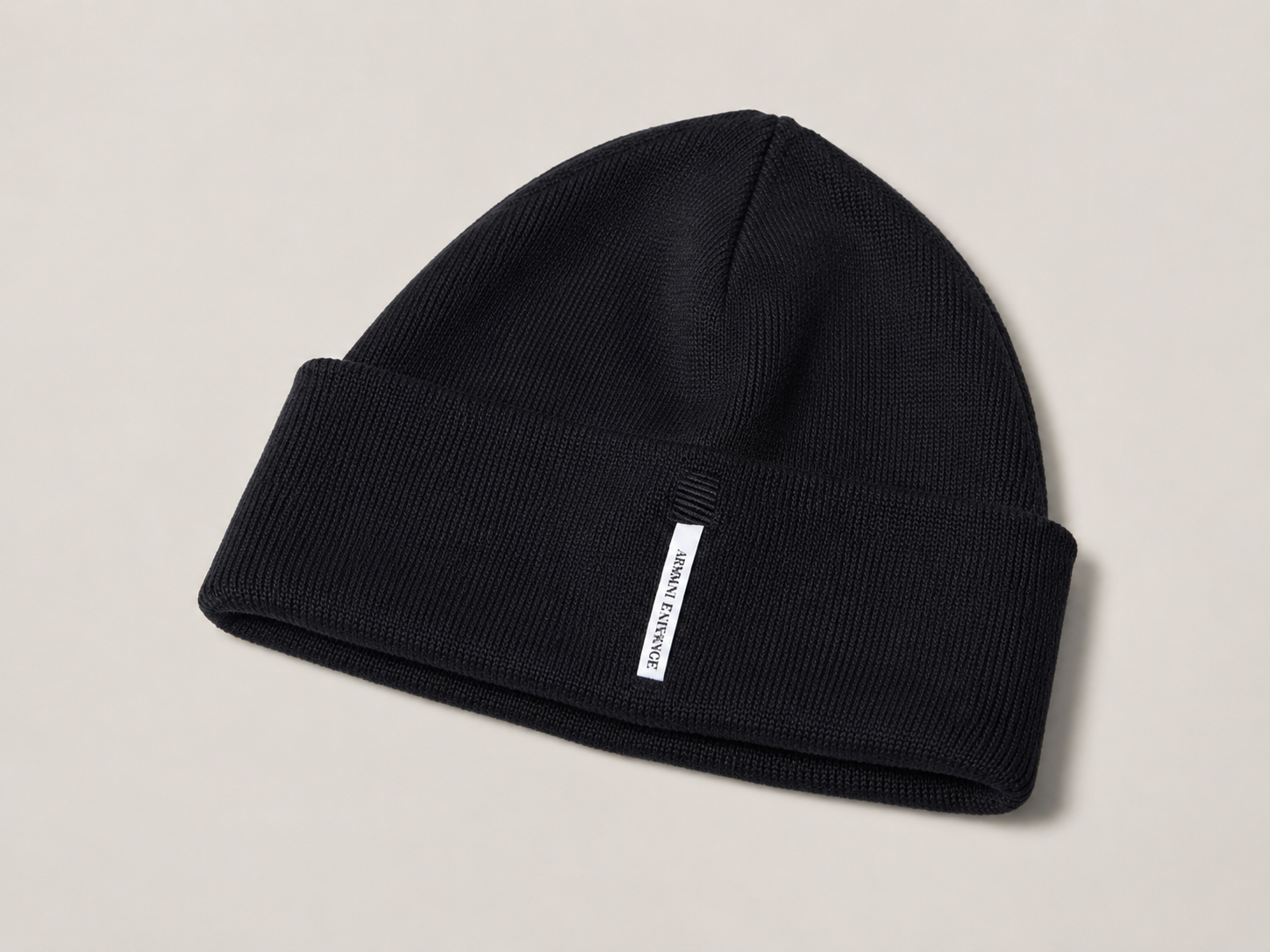 Bonnet noir Armani Exchange - vue produit
