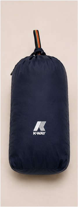 Veste LE VRAI 4.0 CLAUDE K-Way femme marine pliable et compressible