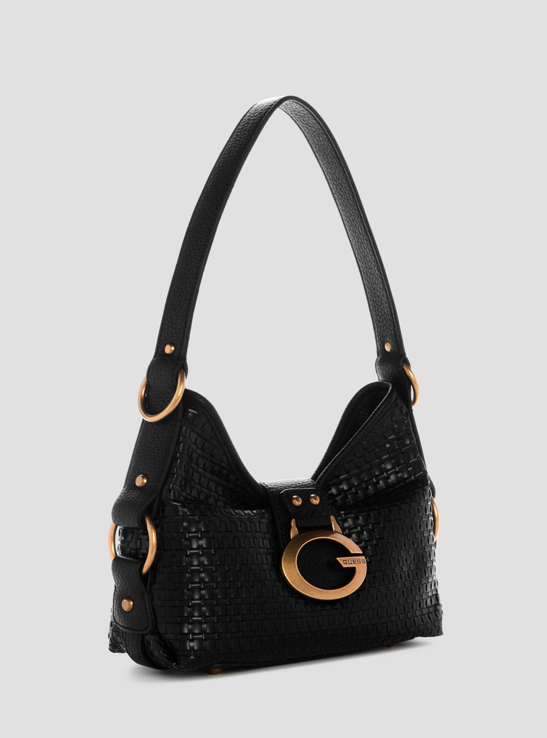 Sac bandoulière Guess Camden Mini noir – vue de côté