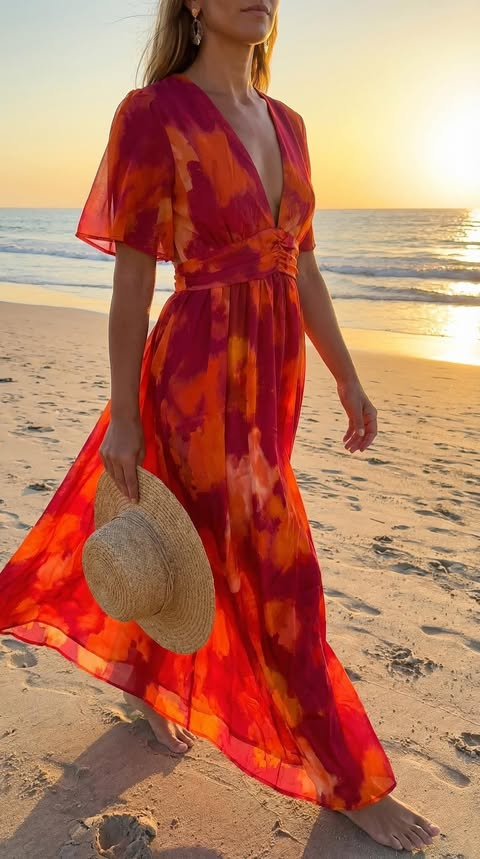 robe ROUGEA
