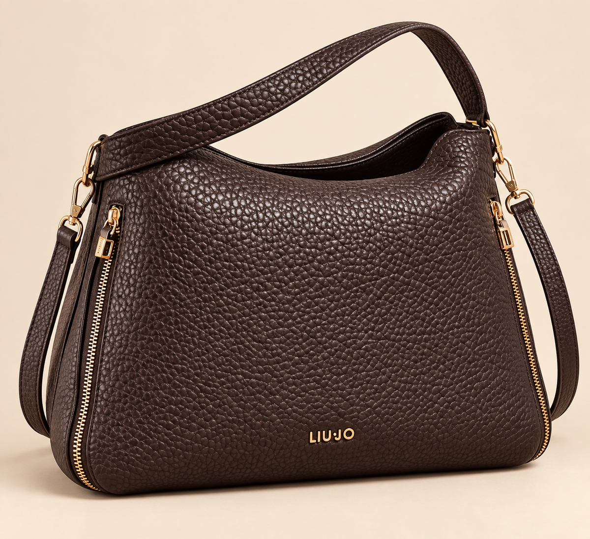 Sac Tilde satchel noir Liu Jo – vue de face