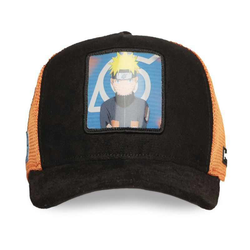 Casquette NARUTO patch lenticulaire noire et orange – CL/NS5