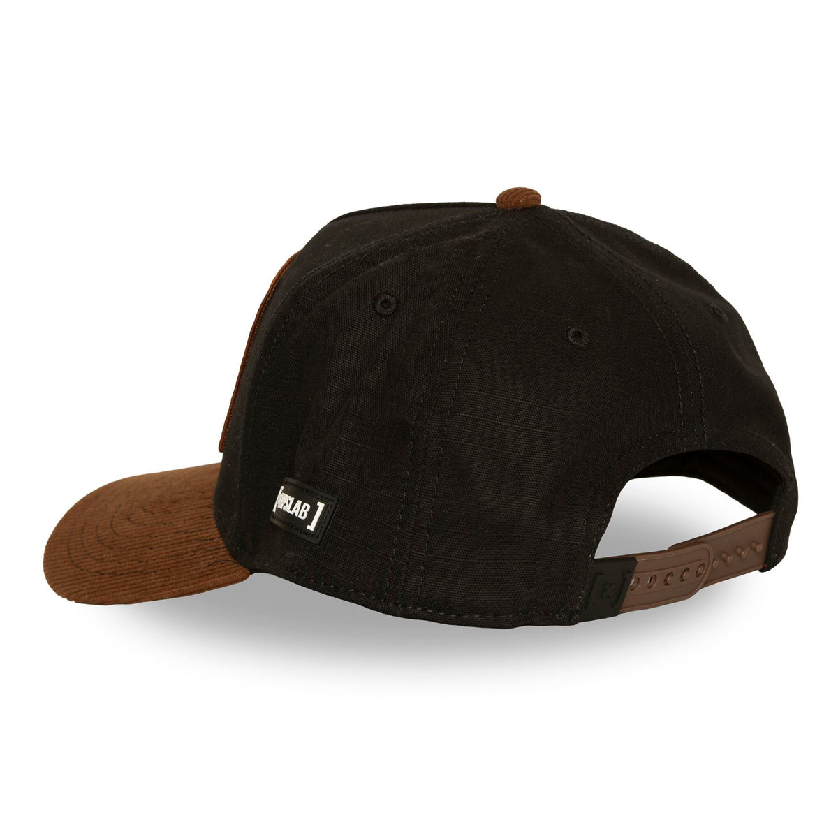 Casquette MUGIWARA noire visière velours marron – CL/OP8
