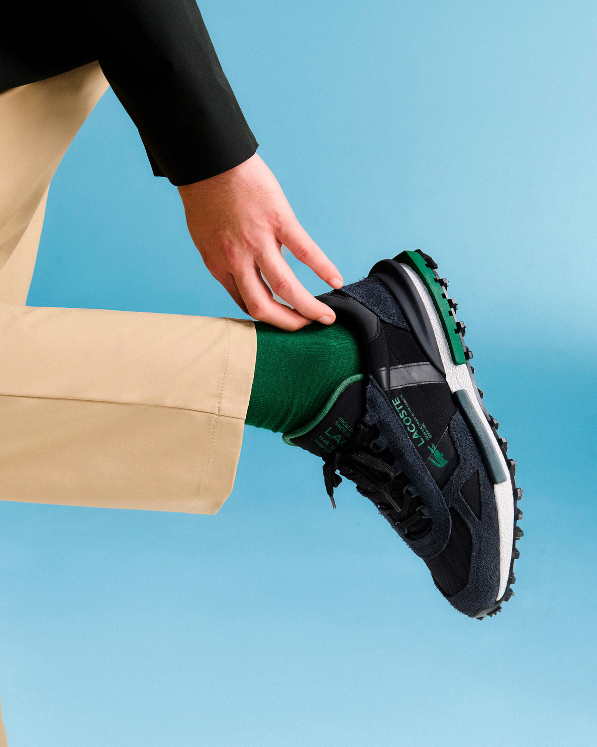 Baskets Elite Active Lacoste – Noir/Blanc