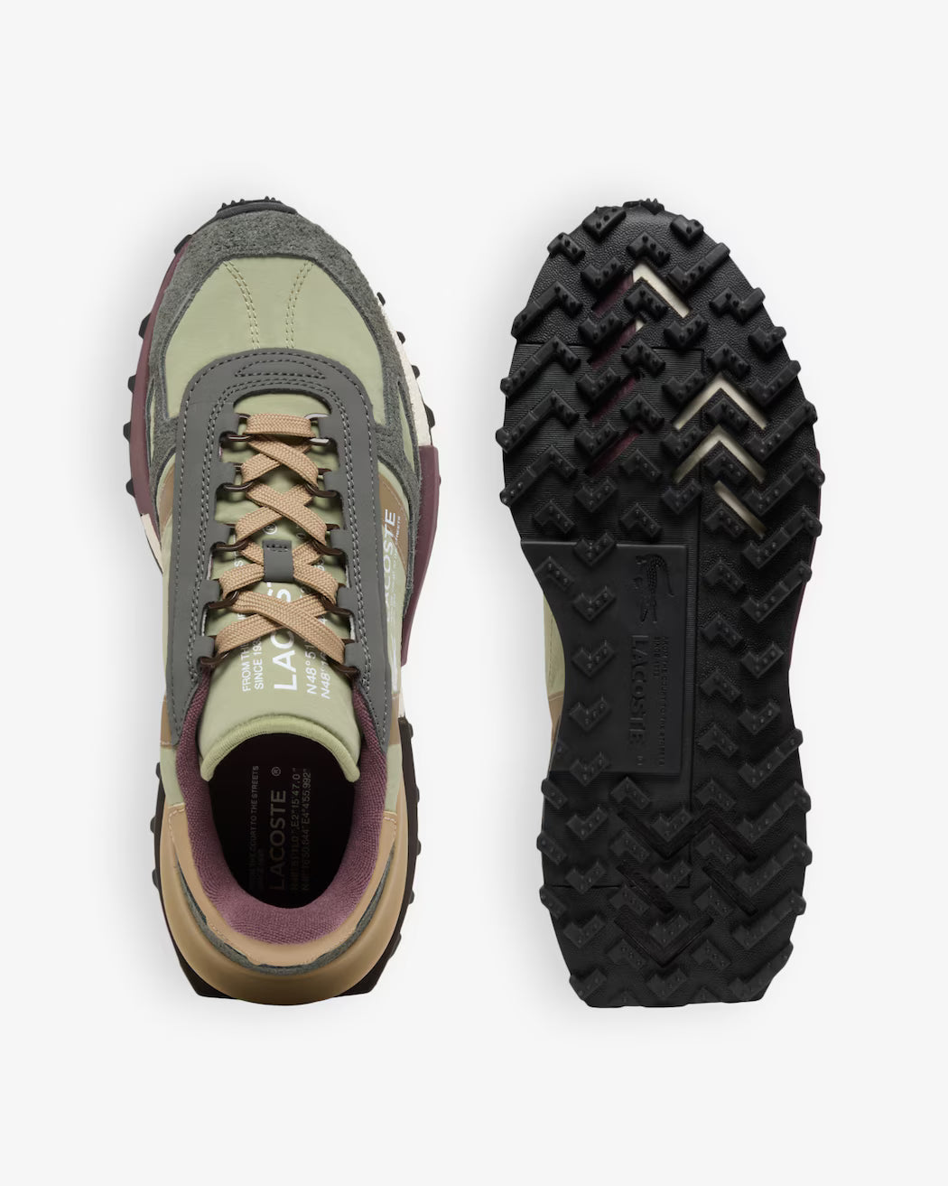 Sneakers Lacoste Elite Active – Gris & kaki