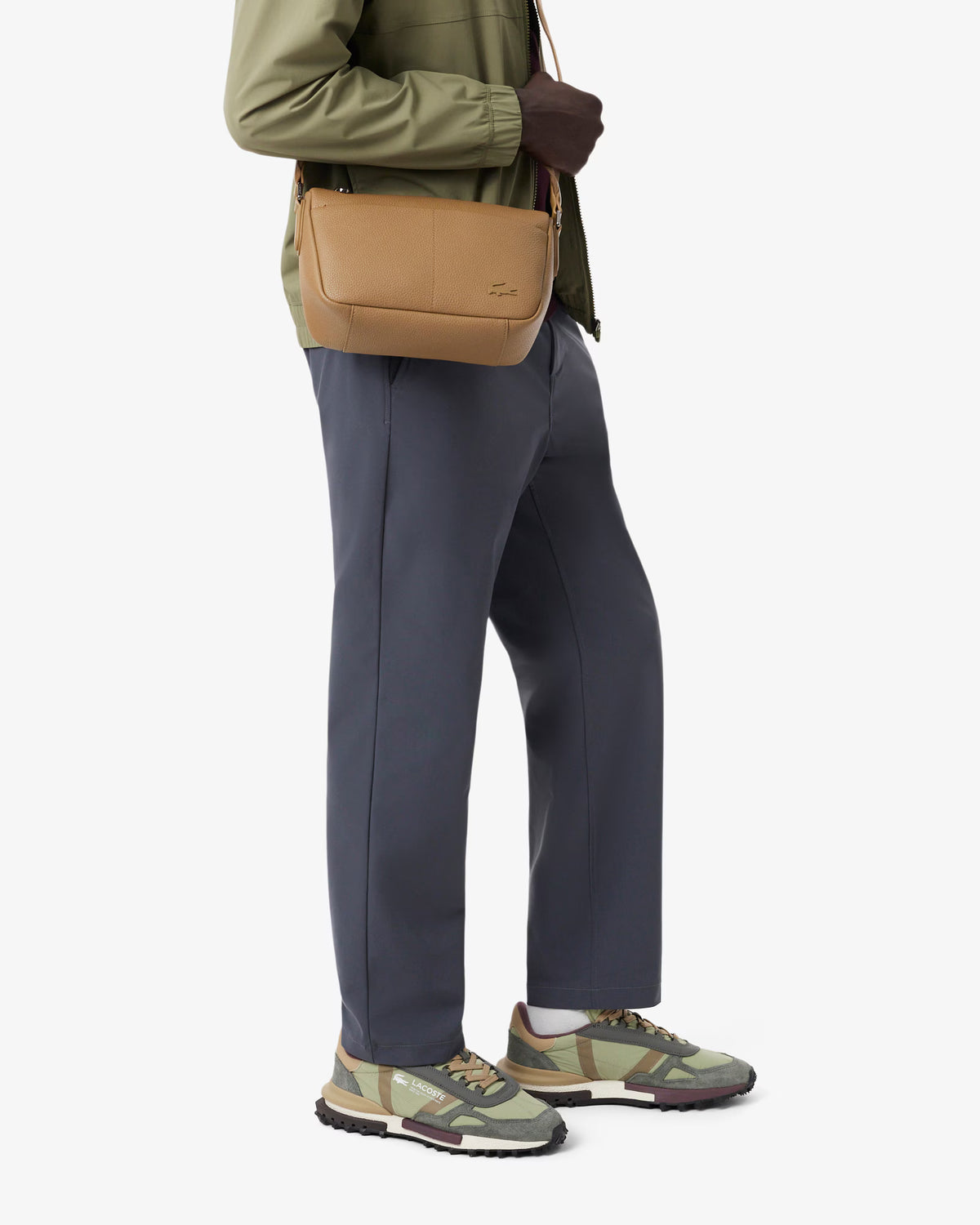 Sneakers Lacoste Elite Active – Gris & kaki