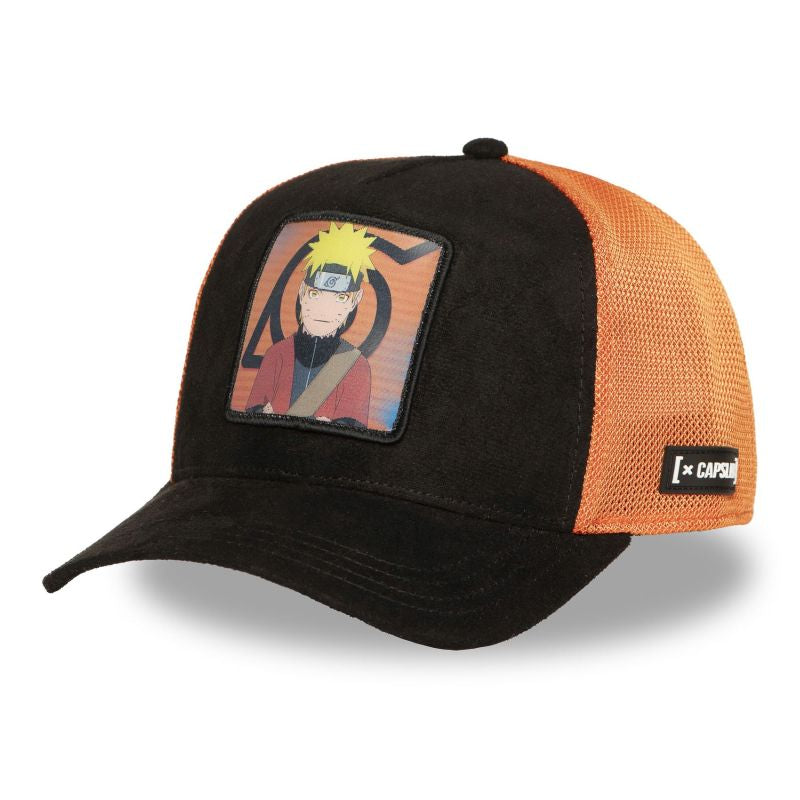 Casquette NARUTO patch lenticulaire noire et orange – CL/NS5