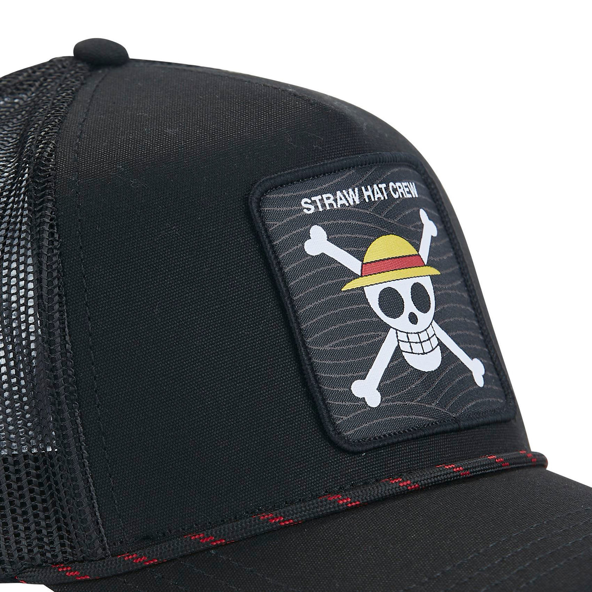 Casquette STRAW HAT CREW trucker noire – CL/OP4