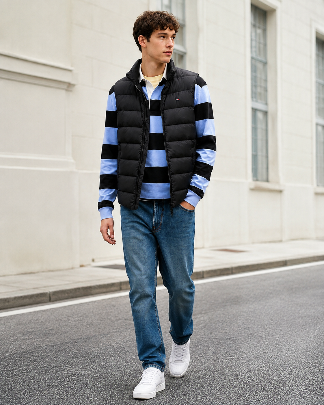 Doudoune sans manches MAVE Tommy Jeans – Noir