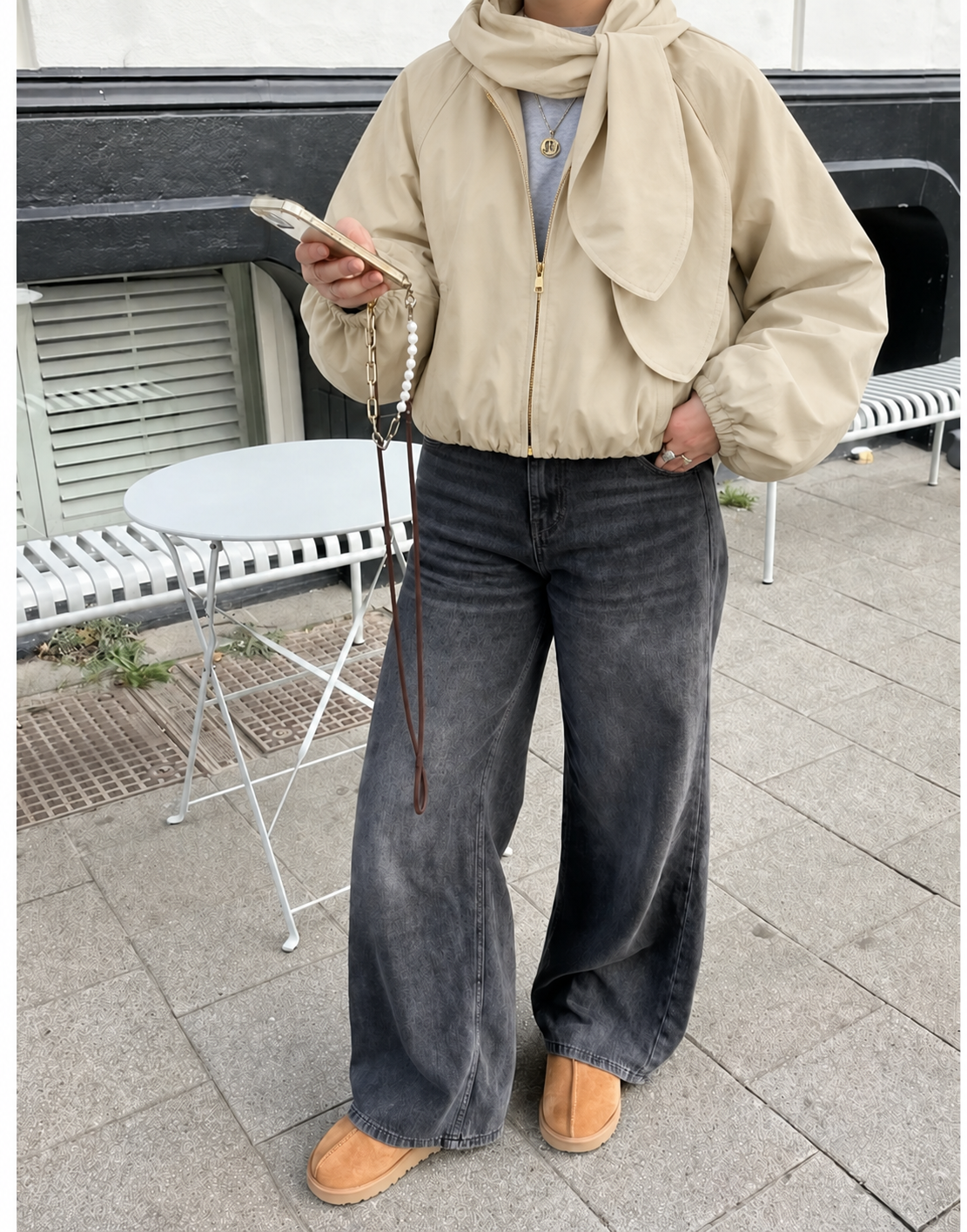 Blouson Écharpe Alba