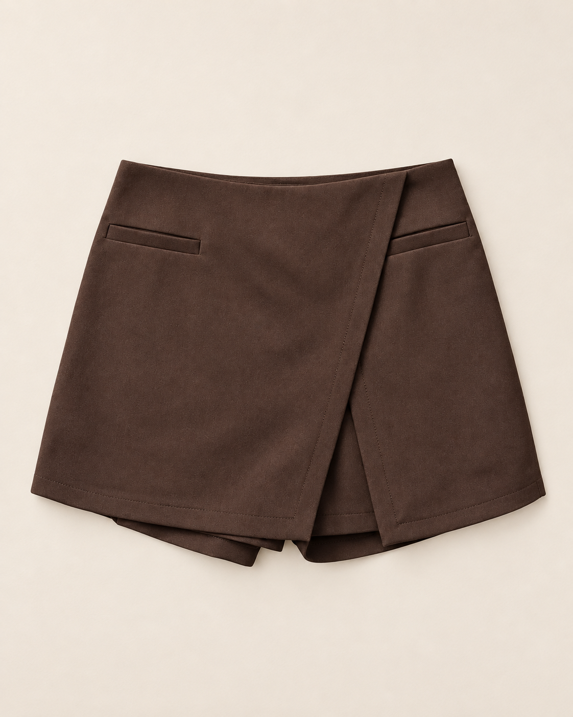 Jupe-short ALVENA à pan croisé
