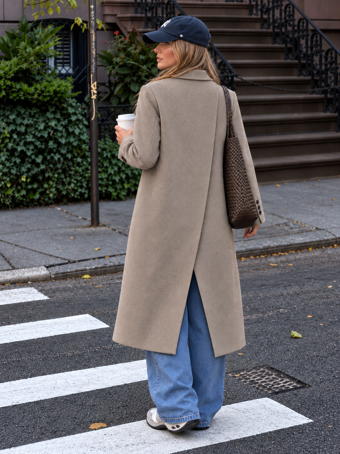 Manteau Oréliane long à col châle – OX9207