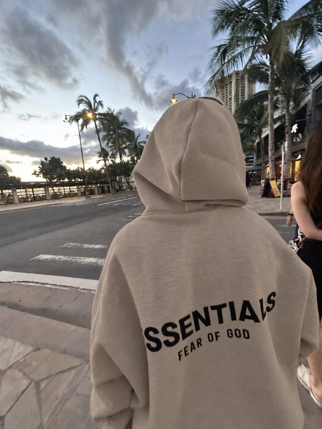 Sweat à capuche Naël sable – 192HO246257F