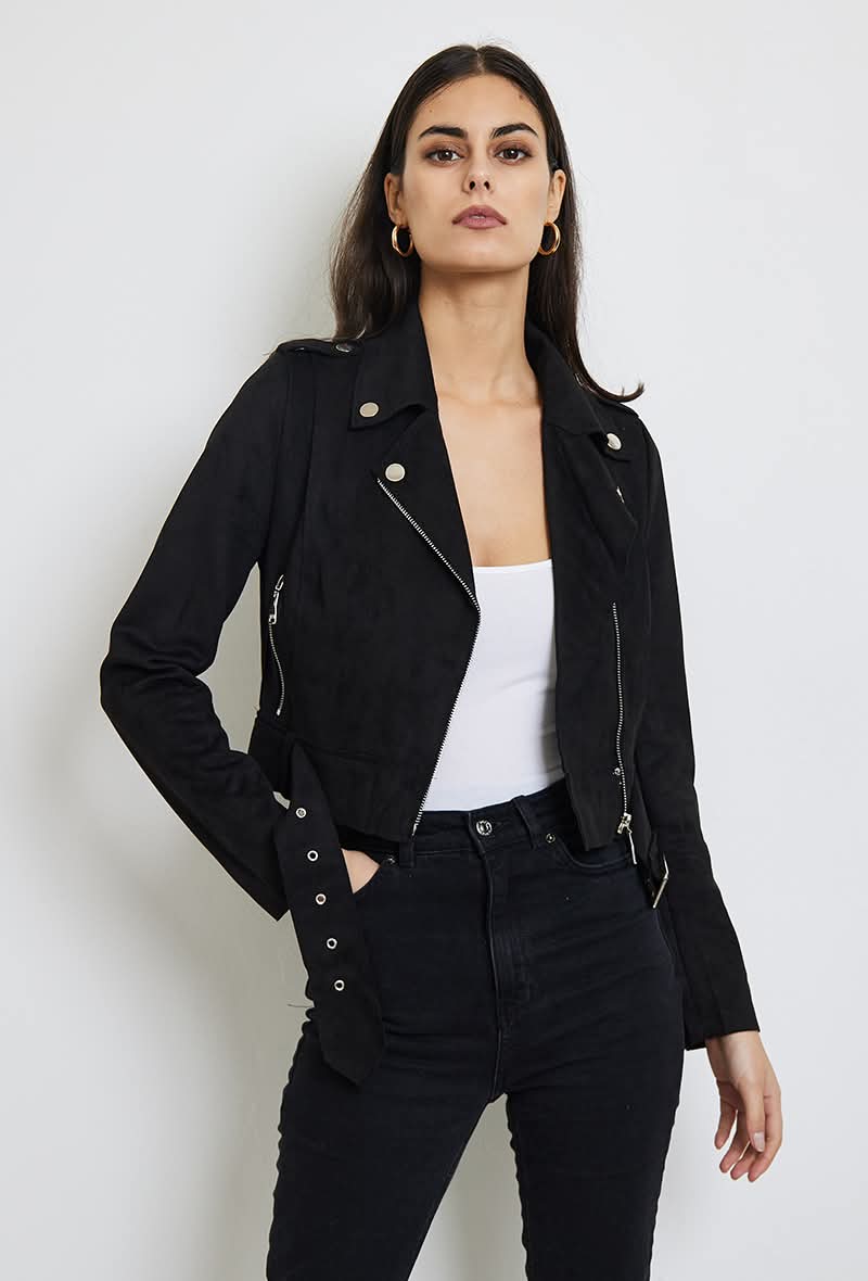 Veste CELIA effet daim - Eshop Tournesol