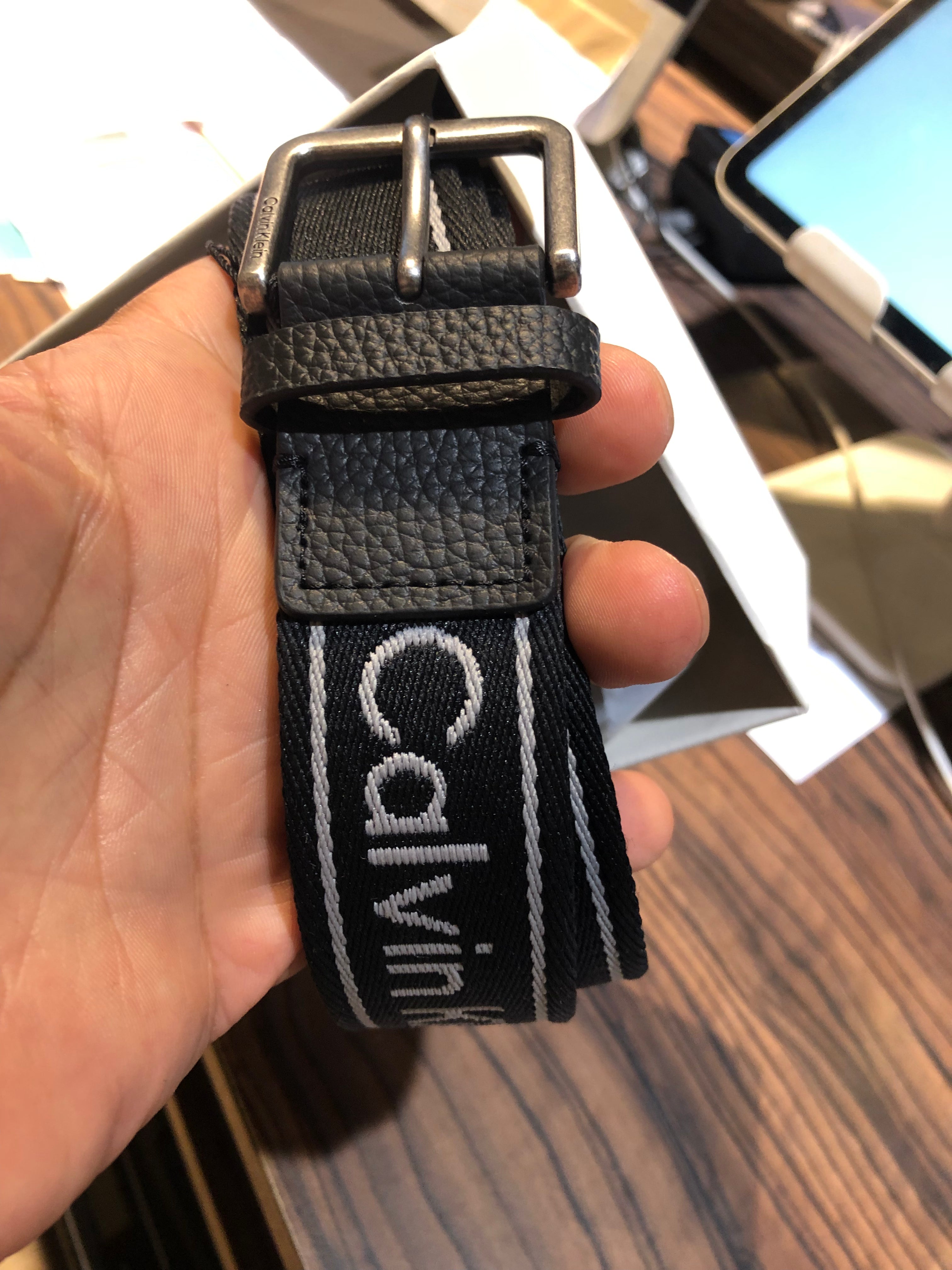 Ceinture LOGO Calvin Klein – Noir