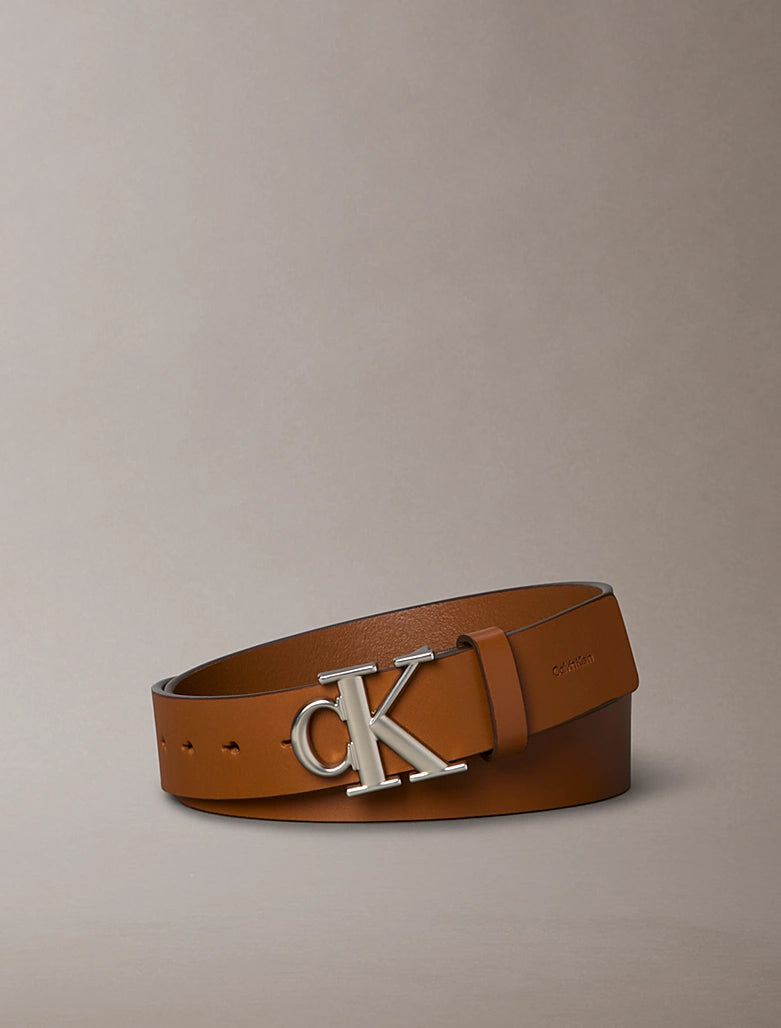 Ceinture MONOGRAM Calvin Klein – Cognac