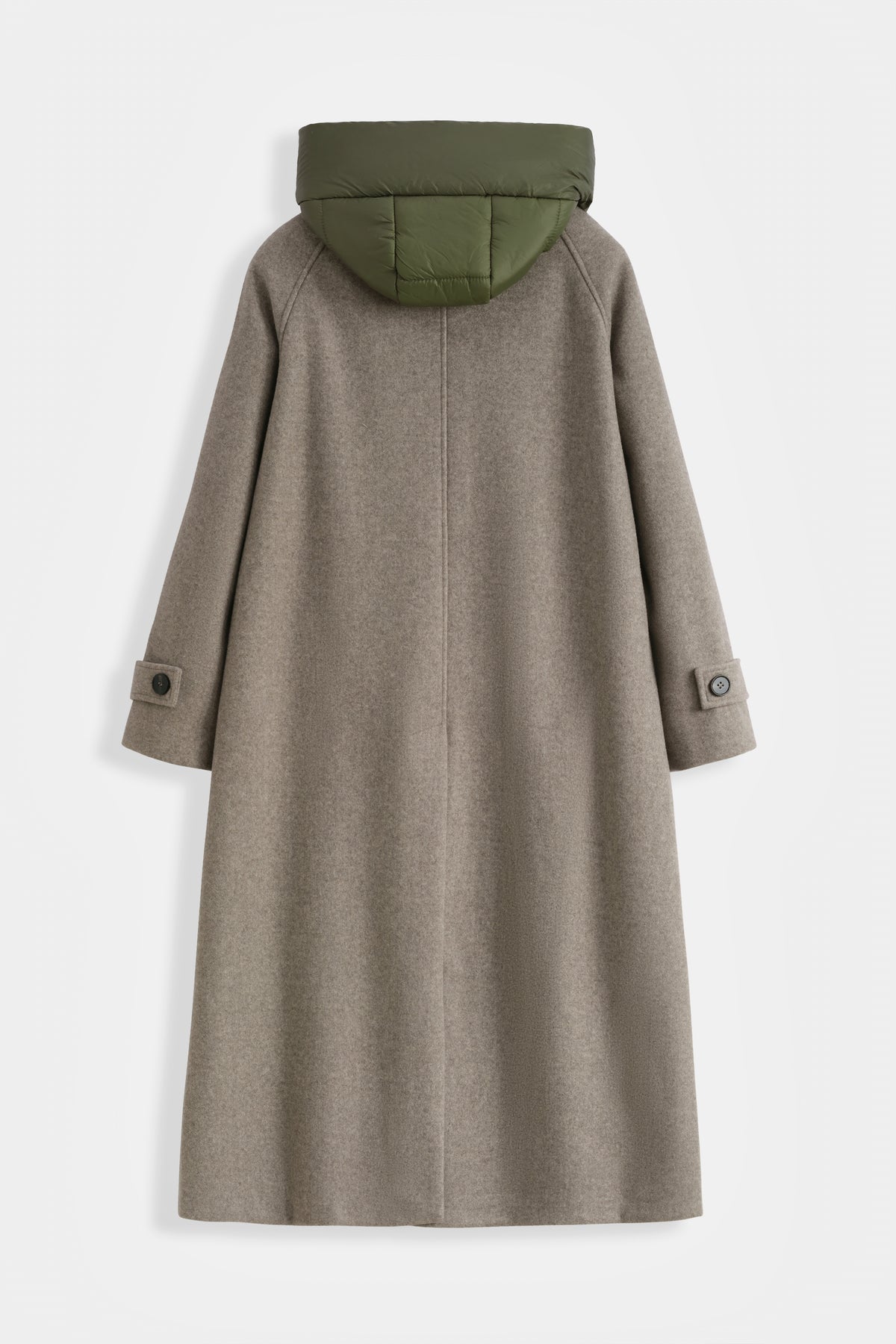 Manteau long SOLVEIG à capuche matelassée – OX9206-32