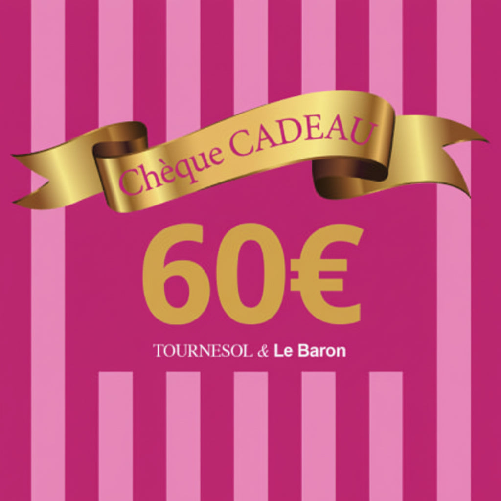 Chèque Cadeau Tournesol - 60€