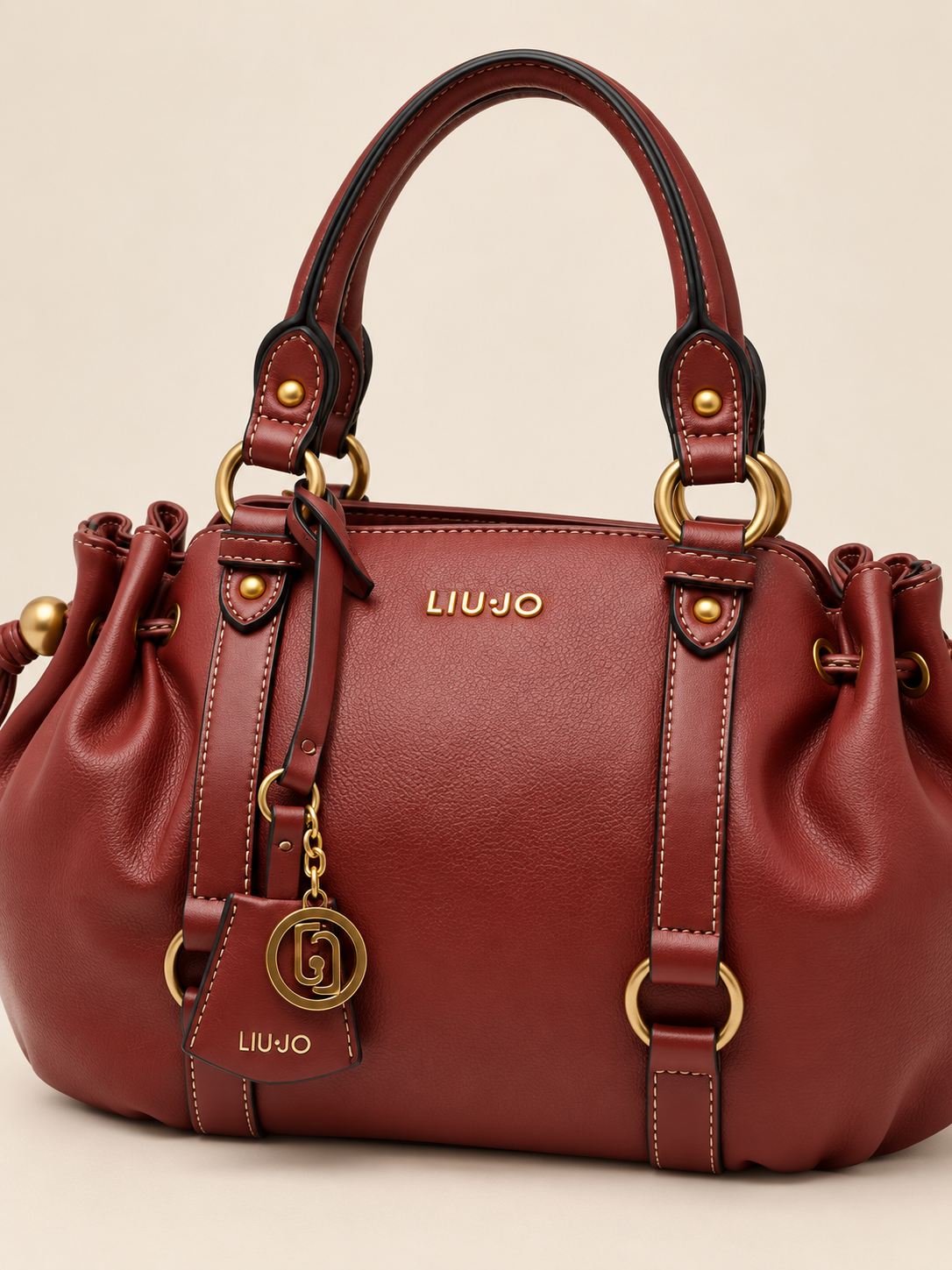 Sac Gerona rouge brique – détail