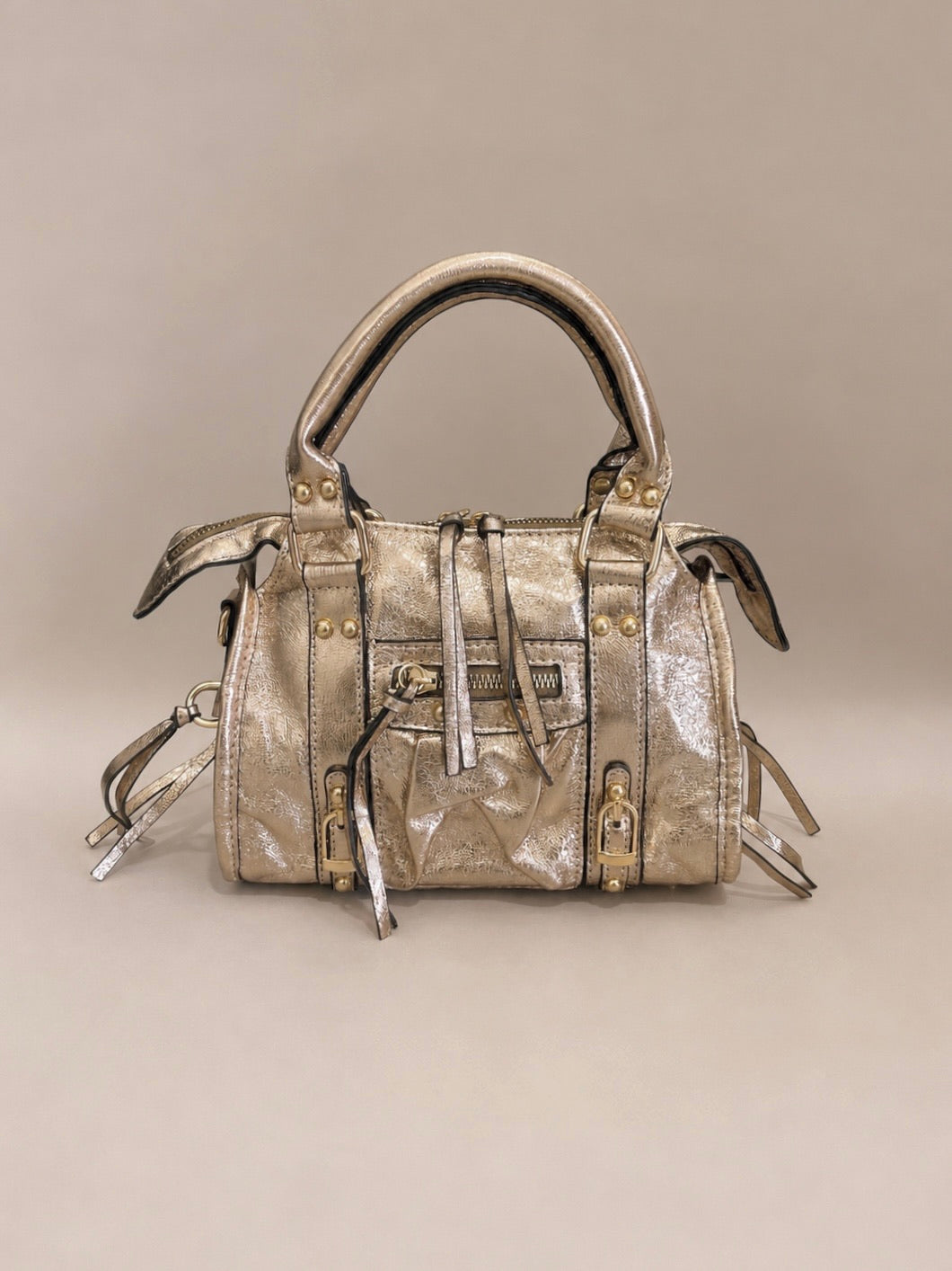 Sac petit format rose gold brillant référence 1335 88308
