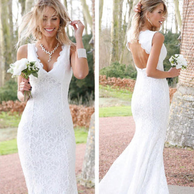 Robe longue BLANCHE